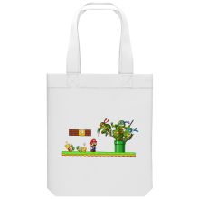 Organic Cotton Tote Bag Video Games Parodies