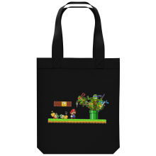 Shopper (Tote Bag) aus Bio-Baumwolle Videospiel-Parodien