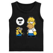 Kinderjongen tanktops Manga-parodien