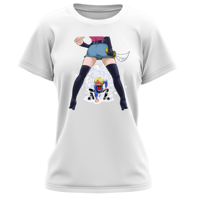One Piece Parody White Women S T Shirt Sanji Funny One Piece Parody High Quality T Shirt Size 86 Ref 86