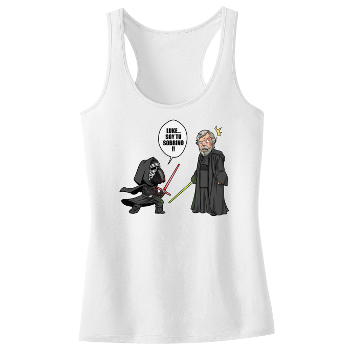 Camisetas Nias sin mangas Parodias de pelculas Luke Skywalker y Kylo Ren