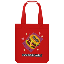 Sac Tote Bag en coton Bio Parodies Jeux Vido