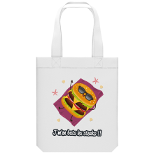 Sac Tote Bag en coton Bio Parodies Jeux Vido