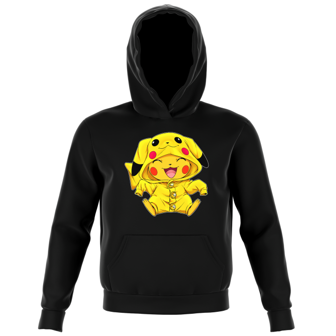 Pokemon Pikachu Kids 16'' Hooded Backpack
