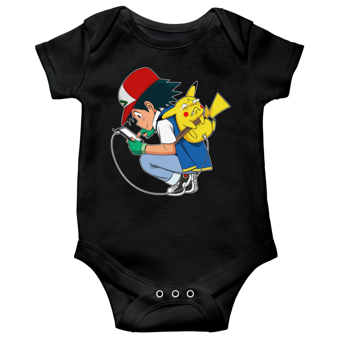 Body bébé manches courtes Parodies Jeux Vidéo Plus de problème de batterie !!