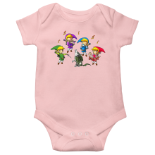 Short-sleeved baby bodysuit (Girls) Video Games Parodies