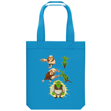 Borsa Tote Bag in cotone organico Videogiochi Parodie