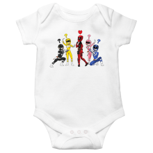 Korte mouwen Babyromper Manga-parodien