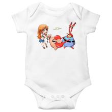 Korte mouwen Babyromper Manga-parodien