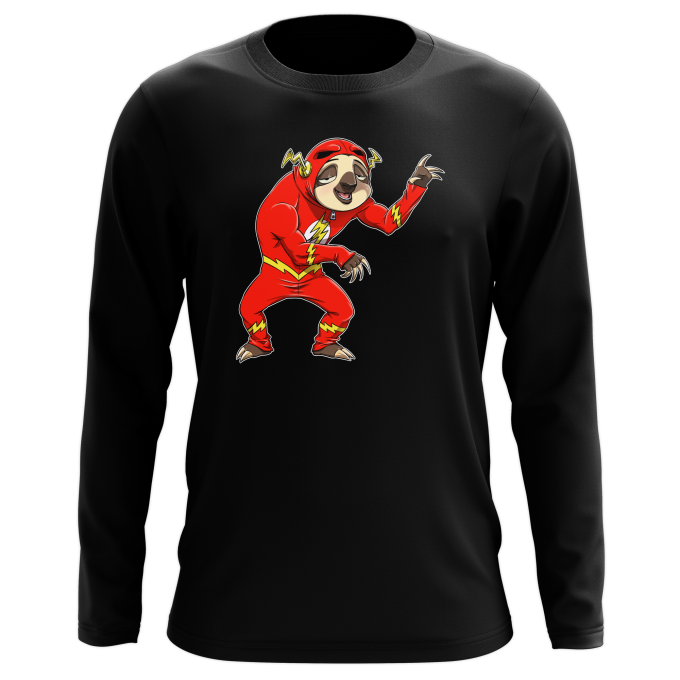 T-Shirts de manga comprida Paródias de Filmes Flash