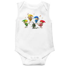 Sleeveless Baby Bodysuits Manga Parodies