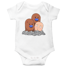 Korte mouwen Babyromper Manga-parodien