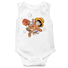 Mouwloos Babyromper Manga-parodien