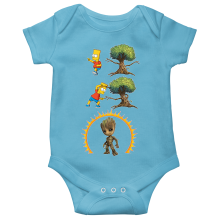 Korte mouwen Babyromper (jongen) Filmparodien