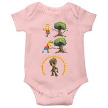 Short-sleeved baby bodysuit (Girls) Movies Parodies