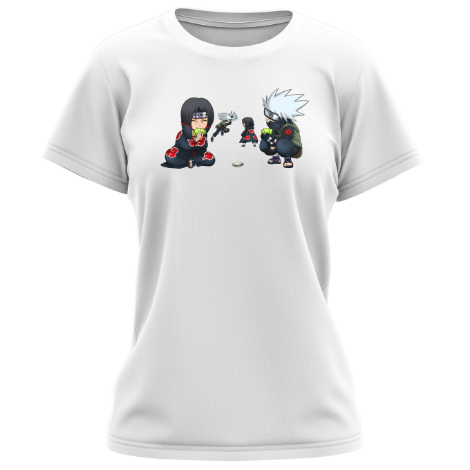 Naruto Parody White Women's T-shirt - Itachi and Kakashi (Funny Naruto  Parody - High Quality T-shirt - Size 995 - Ref : 995)