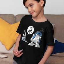 R2-D2 - Wars Hochwertiges in Ref Star : Kinder T-Shirt 382]) 382 (Star T-shirt - Jungen Lustiges Parodie Wars OKIWOKI signiert - Größe
