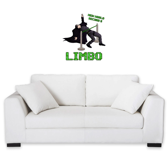 Stickers Déco Parodies Cinéma Le Roi du Limbo !