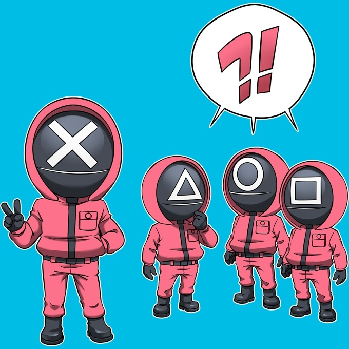 Gorras Parodias de pelculas Squid Gamer