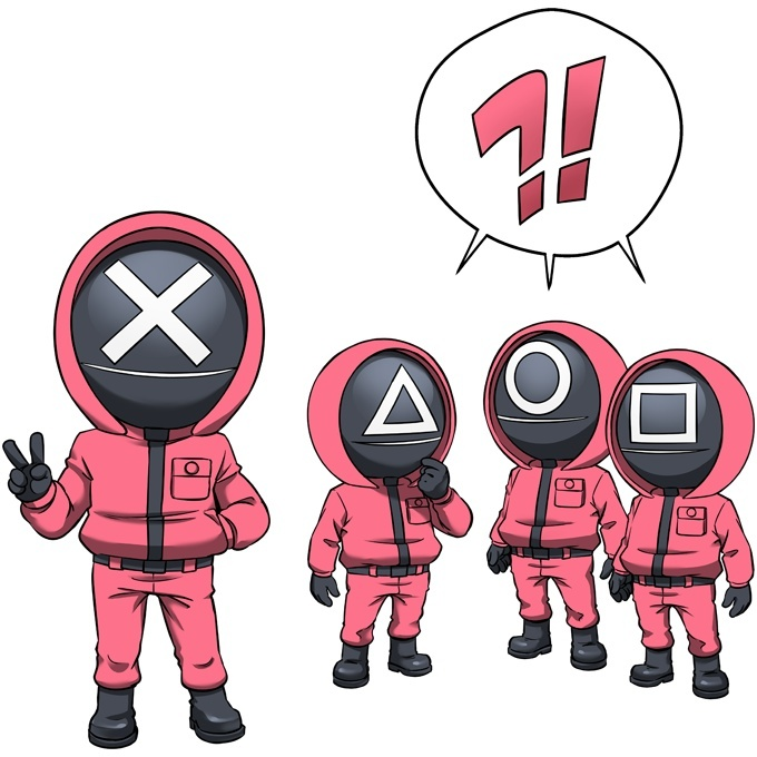 Casquettes Enfants Parodies Cinéma Squid Gamer