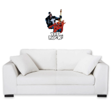 Wandsticker Manga-Parodien