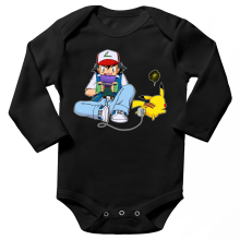 Long sleeve Baby Bodysuits Video Games Parodies