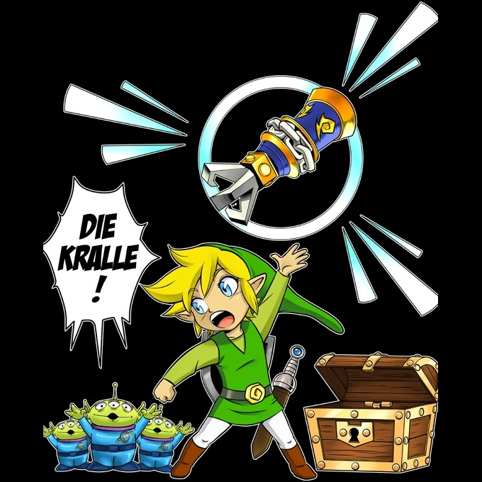 Samsung Galaxy A20e Handyhlle Videospiel-Parodien Link and die Aliens