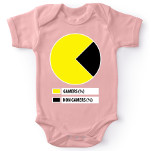 Short-sleeved baby bodysuit (Girls) Video Games Parodies