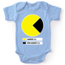 Short-sleeved baby bodysuit (boys) Video Games Parodies