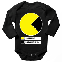 Long sleeve Baby Bodysuits Video Games Parodies