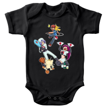 Short sleeve Baby Bodysuits Video Games Parodies