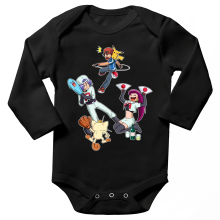 Long sleeve Baby Bodysuits Video Games Parodies