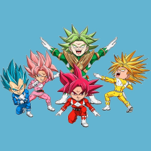Traje de bebé Azul de manga corta (chicos) parodia de Dragon Ball Super -  Son Gokū, , Vegeta, Broly, Black Goku y Trunks X Power Rangers (Traje de  bebé de primera calidad