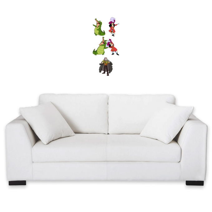 Adesivos da parete Parodie di Manga Crocodile il Shichibukai