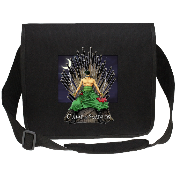 Bolsos bandolera Canvas Parodias de manga Roronoa Zoro X Eddard Stark