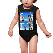 Mouwloos Babyromper Manga-parodien