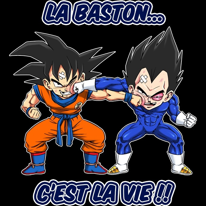 T-shirts bébé Parodies Manga La Baston, c