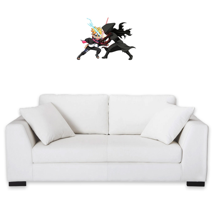 Adhesivos murales Parodias de manga Boruto y Kylo Ren