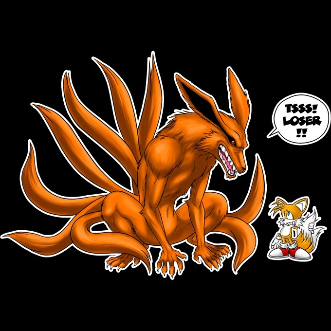 Funda para Samsung Galaxy Note 10+ Parodias de manga Tails y Kyubi